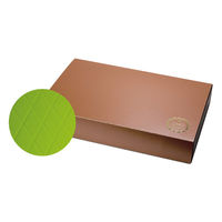 ヤマニパッケージ ギフト箱 HBダイヤキルトBOX グリーン LL 20-1459G 1ケース(30個(15個×2))（直送品）
