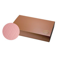 ヤマニパッケージ ギフト箱 HBダイヤキルトBOX ピンク LL 20-1459P 1ケース(30個(15個×2))（直送品）