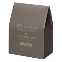 ヤマニパッケージ ギフト箱 プレジールコフレ カーキ 20-1966 1ケース(100個(50個×2))（直送品）