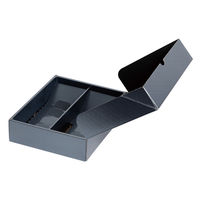 ヤマニパッケージ 包装資材 HBフードギフトボックス S メタルブラック 20-2000BL 1ケース(50個(25個×2))（直送品）