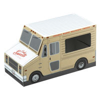 ヤマニパッケージ ギフト箱 スイートデリバリー クリーム 20-2079 1ケース(100個(25個×4))（直送品）