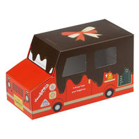 ヤマニパッケージ ギフト箱 スイートビークル レッド 20-2078 1ケース(100個(25個×4))（直送品）