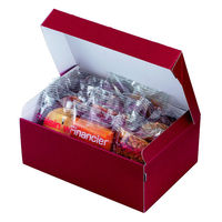 ヤマニパッケージ ギフト箱 ボンデガトー中エンジ 20-252A 1ケース(100個(50個×2))（直送品）