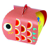 ヤマニパッケージ ギフト箱 バルーンBOX 端午の節句 赤 20-721R 1ケース(100個)（直送品）