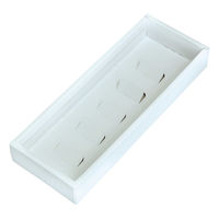 ヤマニパッケージ 菓子容器 クレールBOX S ホワイト 20-760W 1ケース(100個)（直送品）