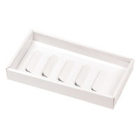 ヤマニパッケージ 菓子容器 クレールBOX ワイド ホワイト 20-762W 1ケース(100個(50個×2))（直送品）