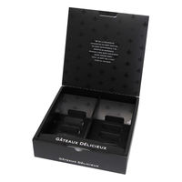 ヤマニパッケージ ギフト箱 ギフトBOX ノワール10 20-771BL 1ケース(100個(10個×10))（直送品）