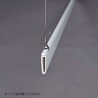 友屋 売場備品 ポップハンガー 新D2-900 白 金具2ケ付 20901*** 1ケース(1個)（直送品）