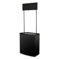 友屋 イベント用品 SPテーブルワゴン ブラック 30872BLK 1ケース(1個)（直送品）