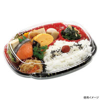 エフピコ 弁当容器 MFP花見膳24-19-1 花みやび赤 4M824910 1ケース(600個(50個×12))（直送品）