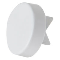 友屋 H型パイプ Mk-2 専用キャップ ホワイト 51277WHT 1ケース(1個)（直送品）