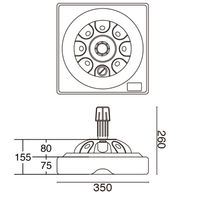 友屋 販促用品 てんとー君 52521*** 1ケース(1個)（直送品）