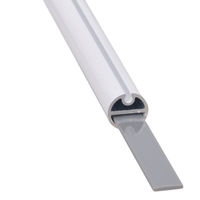 友屋 売場備品 アルミH型パイプ 16-920 ホワイト 60176WHT 1ケース(1個)（直送品）