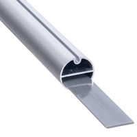 友屋 売場備品 アルミH型パイプ 25-620 シルバー 60178SLV 1ケース(1個)（直送品）