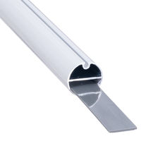 友屋 売場備品 アルミH型パイプ 25-920 ホワイト 60179WHT 1ケース(1個)（直送品）