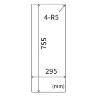 友屋 POP用品 プライウッドサインスタンド用ブラックボード 62506-02 1ケース(1個)（直送品）