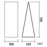 友屋 A型ボード ダンクルサインスタンドA ブラック 62576BLK 1ケース(1個)（直送品）