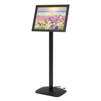 友屋 売場備品 イージーライトパネルスタンドver2 ブラック 64012-02 1ケース(1個)（直送品）