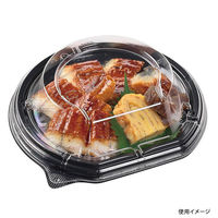 エフピコ どんぶり容器 MSD半月丼 16-15(40) 黒 7M001615 1ケース(1200個(50個×24))（直送品）