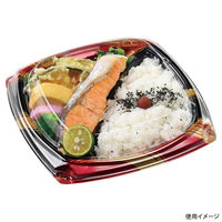 エフピコ 弁当容器 MSDエリッシュ23-23-1 はけ嵐赤 7M112331 1ケース(400個(50個×8))（直送品）