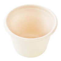 青葉紙業 バガス ミニカップ 90ml 5OZ CE-L048 1ケース(1000個(50個×20))（直送品）