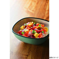 台和 食器 Torico 17cm 角丸ボール ミントグリーン HR-17-G 1ケース(10個)（直送品）