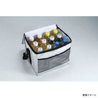 パール金属 保冷バッグ デリス シルバーソフトクーラー15L M-1851 1ケース(16個)（直送品）