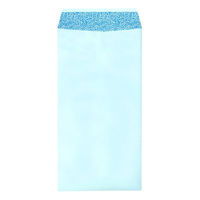 今村紙工 透けない窓付き封筒 長3 ブルー テープなし 04257 1ケース(1000個)（直送品）