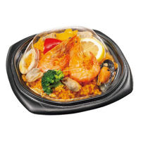 リスパック 惣菜容器 バイオ ピタプレ 19BA 黒 RHPU201 1袋(50個)（直送品）