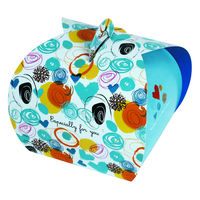 ヤマニパッケージ ギフト箱 バルーンBOX エスペシャリーフォーユーブルー 20-726 1ケース(100個)（直送品）