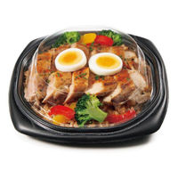 リスパック 惣菜容器 バイオ ピタプレ 20BA 黒 RHPU401 1袋(50個)（直送品）