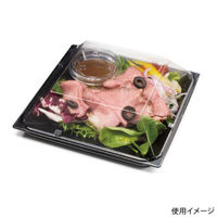 リスパック 惣菜容器 バイオ リファイン 18-16B 黒 PBPW291 1袋(50個)（直送品）