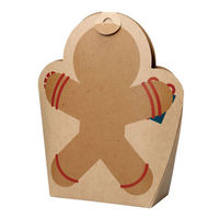 ヤマニパッケージ ギフト箱 20-2173 スタンドBOX ジンジャーマン 1ケース(100個(50個×2))（直送品）