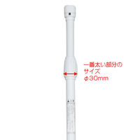 友屋 販促用品 のぼり竿 オリジナルポール 3M 白 30537*** 1袋(1個)（直送品）