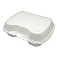シーピー化成 VK-613-3無地 弁当容器 0300613030150 1ケース(200個(50個×4))（直送品）