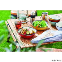 台和 食器 Torico 17cm 角丸ボール カナリアイエロー HR-17-Y 1ケース(10個)（直送品）