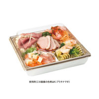 リスパック 豪華重 170 中皿5 黒 RHJU401 1袋(50個)（直送品）