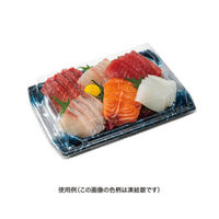 リスパック 刺身容器 堤盛 25-17B ひとひら赤 FLHL515 1ケース(400個(50個×8))（直送品）