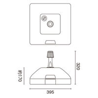 友屋 販促用品 注水のぼりタンク アイボリー 32466*** 1袋(1個)（直送品）