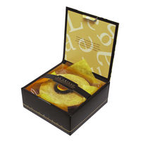 ヤマニパッケージ ギフト箱 ル・ガトースクエア150角ブラウン 20-328 1ケース(100個(10個×10))（直送品）