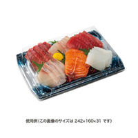 リスパック 刺身容器 堤盛 17-12B 凍結銀 FLHL112 1ケース(800個(50個×16))（直送品）