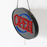 友屋 売場備品 ベガスサイン OPEN 510×265 32440*** 1ケース(5個)（直送品）