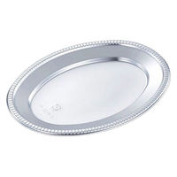 中央化学 オードブル容器 DX小判皿 K-6 BK(500) 00816086 1袋(50個)（直送品）