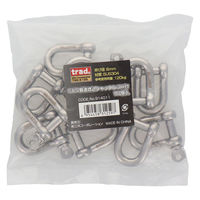 三共コーポレーション TRAD SUS鍛造捻込シャックルツバ付 6mm(10P) TNSー610S 914011 1セット（直送品）
