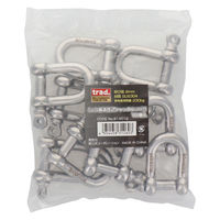 三共コーポレーション TRAD SUS鍛造捻込シャックルツバ付 8mm(10P) TNSー810S 914012 1セット（直送品）