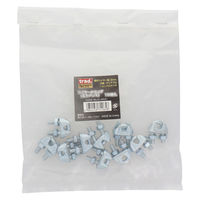 三共コーポレーション TRAD ワイヤークリップ 電気メッキ 3mm(10P) TWCー310 914031 1セット（直送品）
