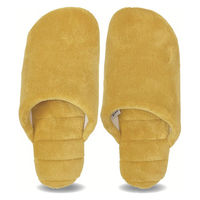 【スリッパ】オクムラ じゃぶじゃぶ マイクロファイバーソフトスリッパ Ｍ イエロー 1足（直送品）