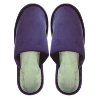 【スリッパ】オクムラ ふかふか低反発入りスリッパ L ネイビー 1足（直送品）