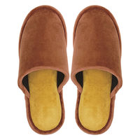 【スリッパ】オクムラ ふかふか低反発入りスリッパ Ｍ オレンジ 1足（直送品）