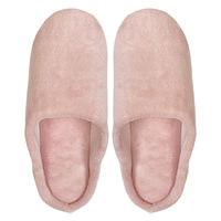【スリッパ】オクムラ 洗えるマイクロチャールススリッパ M ライトピンク 1足（直送品）